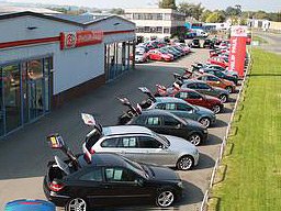 Philip Paul car centre Forecourt